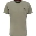 Alpha industries Camo Logo Puff Print Bp T Kortarmet T-skjorte