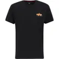 Alpha industries Puff Print Logo Bp T Kortarmet T-skjorte