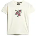 Superdry Tattoo Embroidered Fitted Kortarmet T-skjorte