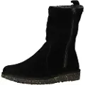 El naturalista for woman. 256331010005_001 Leather boots N5633 Silk Suede black (38), Flat, Zip, Casual