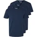 Selected Roland Kortarmet T-skjorte 3 Enheter