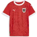Puma Austria 2024 Home Jersey Youth, Clothing, Red/Chili Pepper, 13-14Y