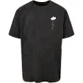 Mc Clothes Love In The Air Acid Washed Heavy Oversized Kortarmet T-skjorte