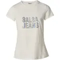 Salsa Jeans Sparkling Branding Kortarmet T-skjorte