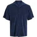 Jack & Jones Bla Terry Kortarmet Skjorte
