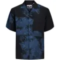 Jack & Jones 12257405 Jeff Rotary Aop Resort Kortarmet Skjorte