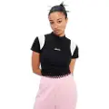 Ellesse Mart Crop Kort Ermet Høyhalset T-skjorte