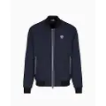 Emporio Armani for man. 8NPB12_PN7LZ Premium Shield Nylon Bomber in navy (M), Casual, Sport, Multisport, Polyester