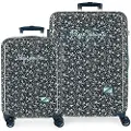 Pepe Jeans Alenka 55-68 Cm 104l Trillekoffert 2 Enheter