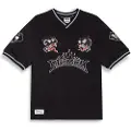 Grimey Deeper Oversize Kort Ermet V-hals T-skjorte