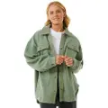 Rip Curl High Tide Fleece Shacket Jakke grønn