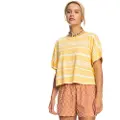 Roxy Stripy Sand Kortarmet T-skjorte