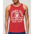 Superdry Track & Field Ath Graphic Ermeløs T-skjorte