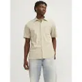 Jack & Jones Mykonos Plisse Kortarmet Skjorte