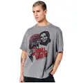 Superdry Vintage Crossing Lines Bk T-skjorte