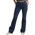Superdry Vintage Mid Rise Slim Flare Jeans
