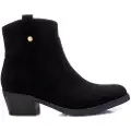 Xti for woman. 14203902-NEGRO Cowboy ankle boots -Height 5cm- black (36), 3 to 5 cm, Zip, Casual, Imitation leather
