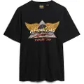 Superdry for man. M1012019A T-shirt 70s Rock black (XXL), Casual, Cotton, Short sleeve