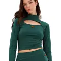 Ellesse Leilah Crop Langarmet T-skjorte Med Høy Hals