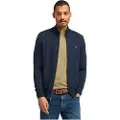 Timberland for man. TB0A2BMZZ021 Williams River navy zip-up pullover (XXL), Casual, Organic Cotton, Sustainable