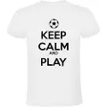 Kruskis Keep Calm And Play Football Kortarmet T-skjorte