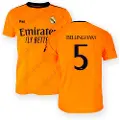 Real Madrid 24/25 Bellingham Borte Junior T-skjorte Med Korte Ermer
