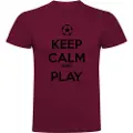 Kruskis Keep Calm And Play Football Kortarmet T-skjorte