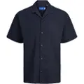 Jack & Jones Easter Palma Seersucker Kortarmet Skjorte