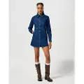 Wrangler 112356504 Langarmet Kort Kjole