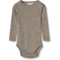 Wheat Baby Ull Silke Body Lucca Khaki Melange