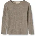 Wheat Ull Silke Genser Alfie Khaki Melange