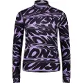 Mons Royale Merino Cascade Flex Mock Neck Teknisk skjorte mønster