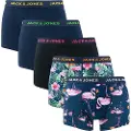 Jack & Jones Pink Flamingo Plus Size Boxers 5 Enheter
