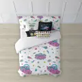 Play Fabrics Dynetrekk Med Knapper Univers Rick Og Morty Til Seng 105 180x240 Cm