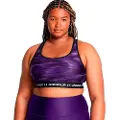 Under Armour Crossback Print Sports-bh Medium Støtte
