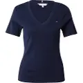 Tommy Hilfiger Slim Cody Kort Ermet V-hals T-skjorte