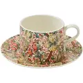 Spode SpodeTekopp med fat Morris & Co Golden LilyFlerfargetKopper & krusFra Homeroom
