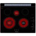 Vitrokitchen 401tgna Keramisk Topp 60 Cm 3 Brennere