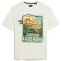 Superdry Neon Travel Graphic Loose Kortarmet T-skjorte