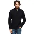 Superdry Jacob Cable Genser Med Halv Glidelås