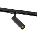 QAZQA Moderne svart spotlight for 1-fase 35mm skinnesystem - Iconic Jeana Luxe