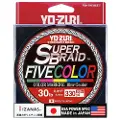 Yo-zuri Superbraid Fivecolor 300 M Flettet Fiskesnøre
