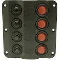 Seachoice Led-bryterpanel Med 4 Brytere