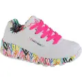 SKECHERS for woman/girl. 314976L Trainers Uno Lite Lovey Luv white (39.5), 3 to 5 cm, Laces, Casual, children's fashion