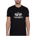 Alpha industries Basic Foil Print Kortarmet T-skjorte