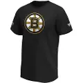 Fanatics Nhl Boston Bruins Essentials Crest Kortarmet T-skjorte
