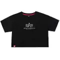 Alpha industries Basic Cos Holografic Print Kortarmet T-skjorte