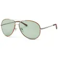 Ocean Sunglasses Leather Polariserte Solbriller