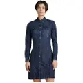 G-Star Tacoma Slim Flare Kjole Med Lange Ermer