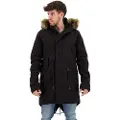 Superdry Vintage Miltry Faux Fur Jakke